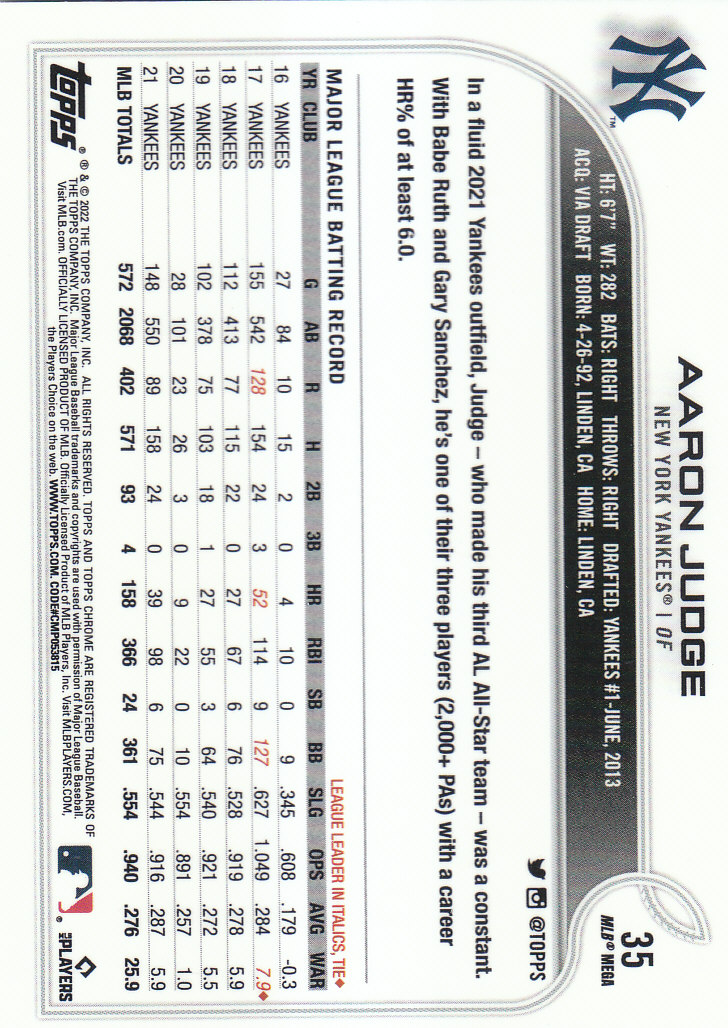 2022 Topps Chrome Logofractor Baseball "Main Set" Base Cards - Bild 35 von 81