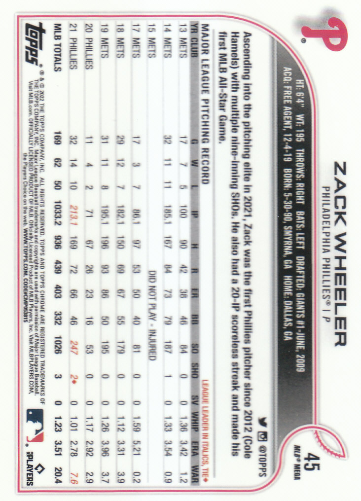 2022 Topps Chrome Logofractor Baseball "Main Set" Base Cards - Bild 41 von 81