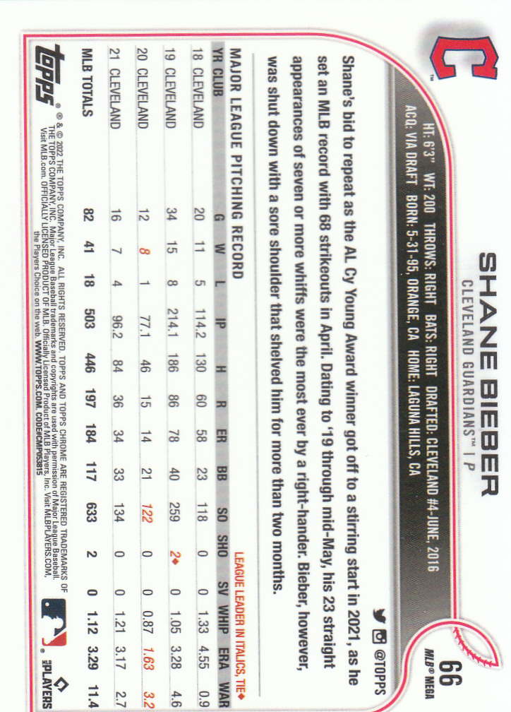 2022 Topps Chrome Logofractor Baseball "Main Set" Base Cards - Bild 51 von 81