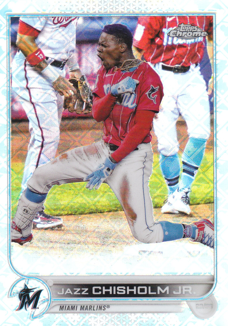 2022 Topps Chrome Logofractor Baseball "Main Set" Base Cards - Bild 78 von 81