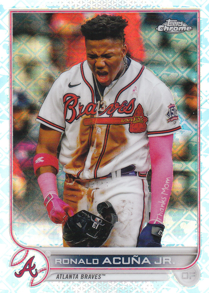 2022 Topps Chrome Logofractor Baseball "Main Set" Base Cards - Bild 80 von 81