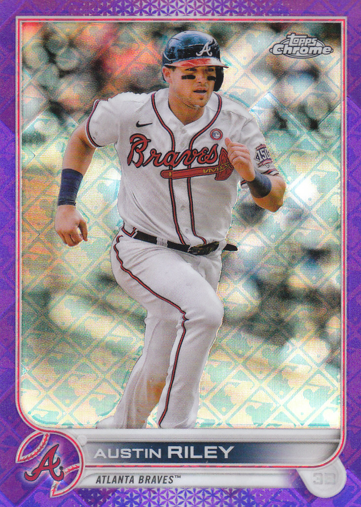 2022 Topps Chrome Logofractor Baseball "Colored Refractor" Parallel Cards - Picture 30 of 37