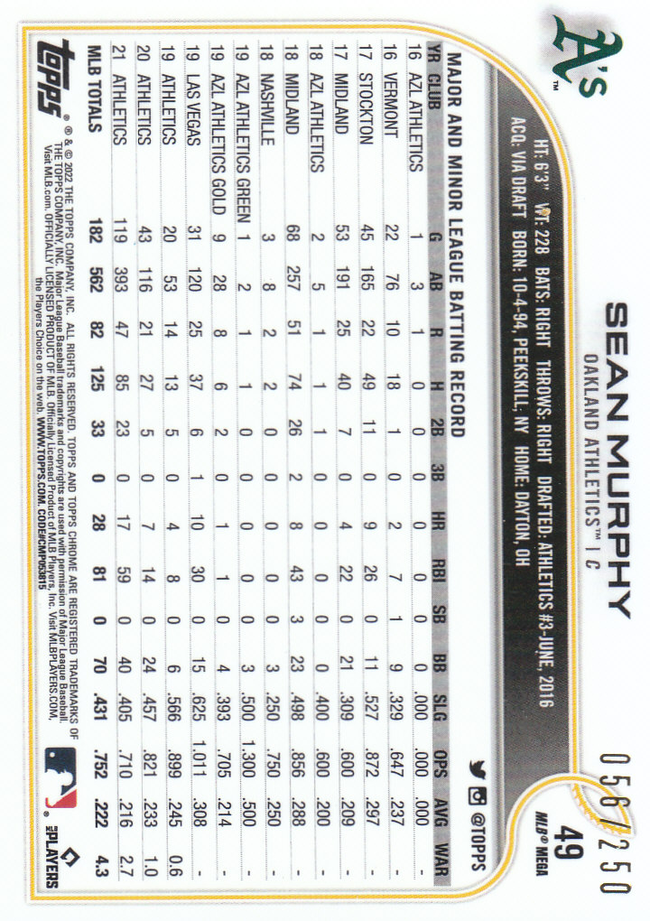 2022 Topps Chrome Logofractor Baseball "Colored Refractor" Parallel Cards - Picture 33 of 37