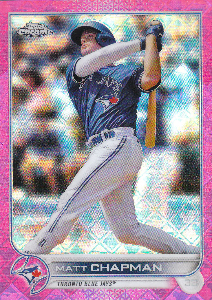 2022 Topps Chrome Logofractor Baseball "Colored Refractor" Parallel Cards - Picture 18 of 37