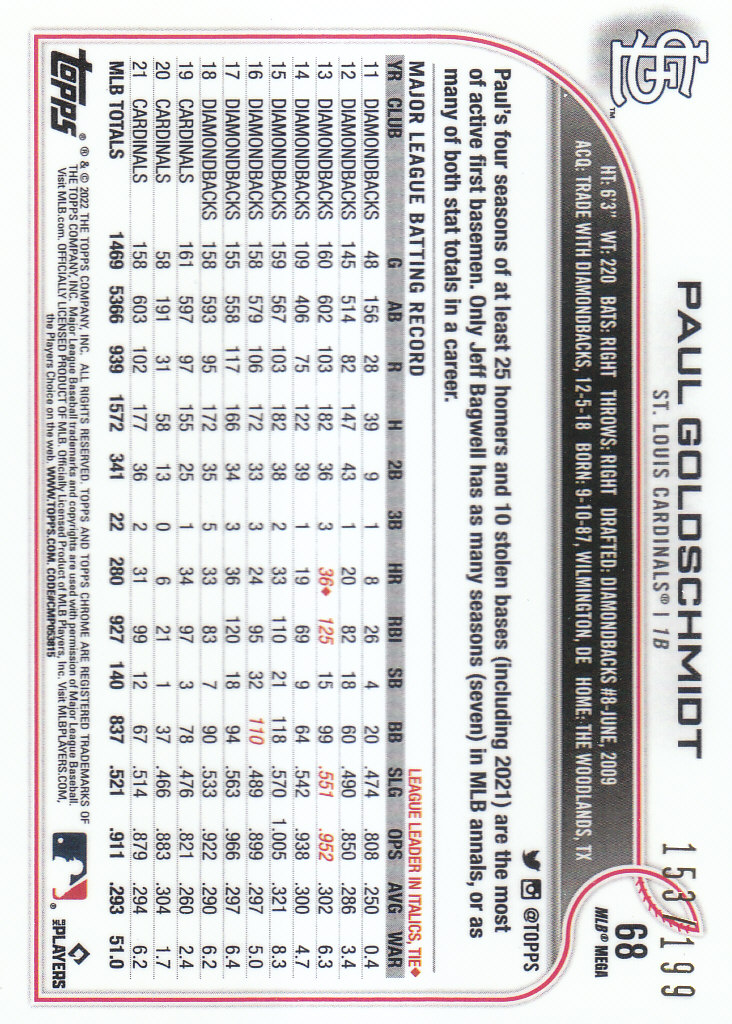 2022 Topps Chrome Logofractor Baseball "Colored Refractor" Parallel Cards - Picture 23 of 37