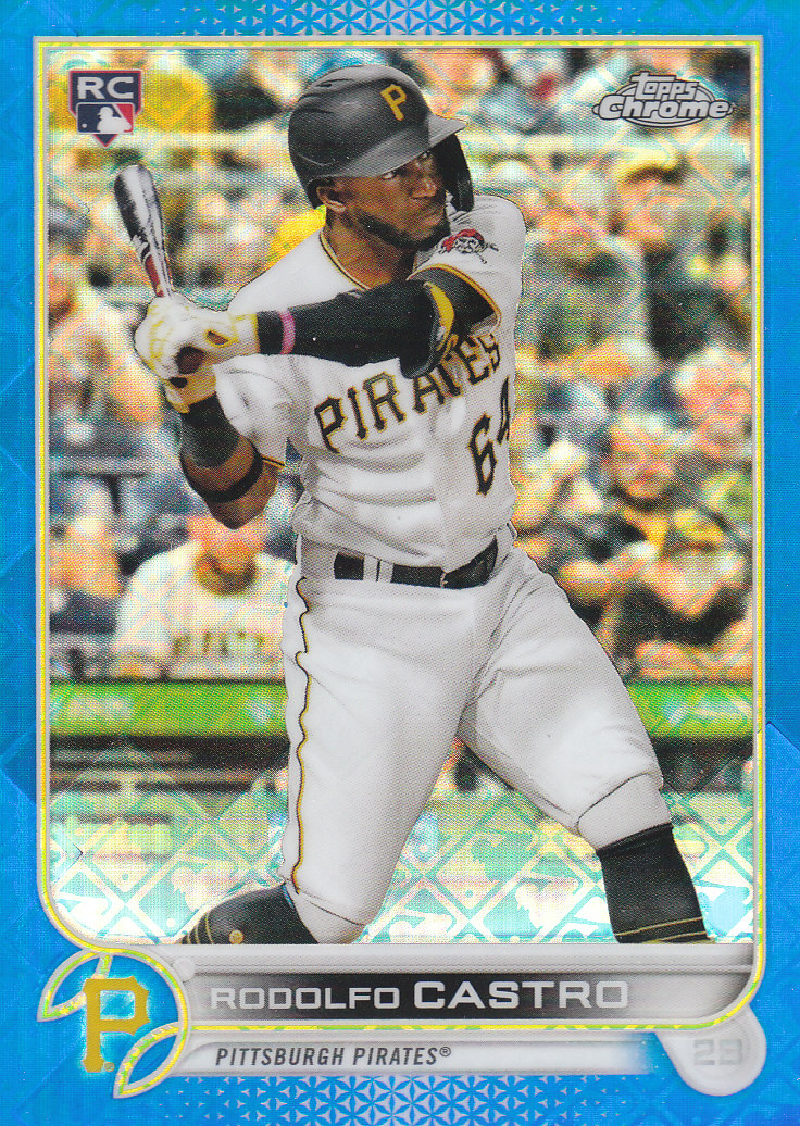2022 Topps Chrome Logofractor Baseball "Colored Refractor" Parallel Cards - Picture 4 of 37