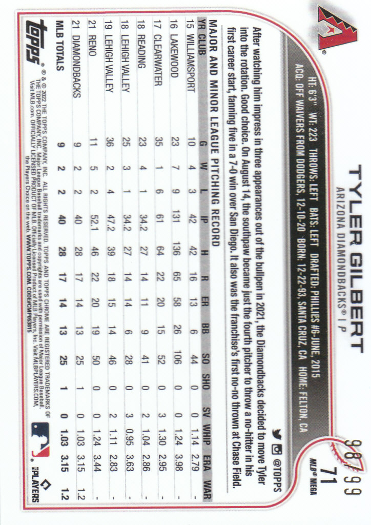 2022 Topps Chrome Logofractor Baseball "Colored Refractor" Parallel Cards - Picture 11 of 37
