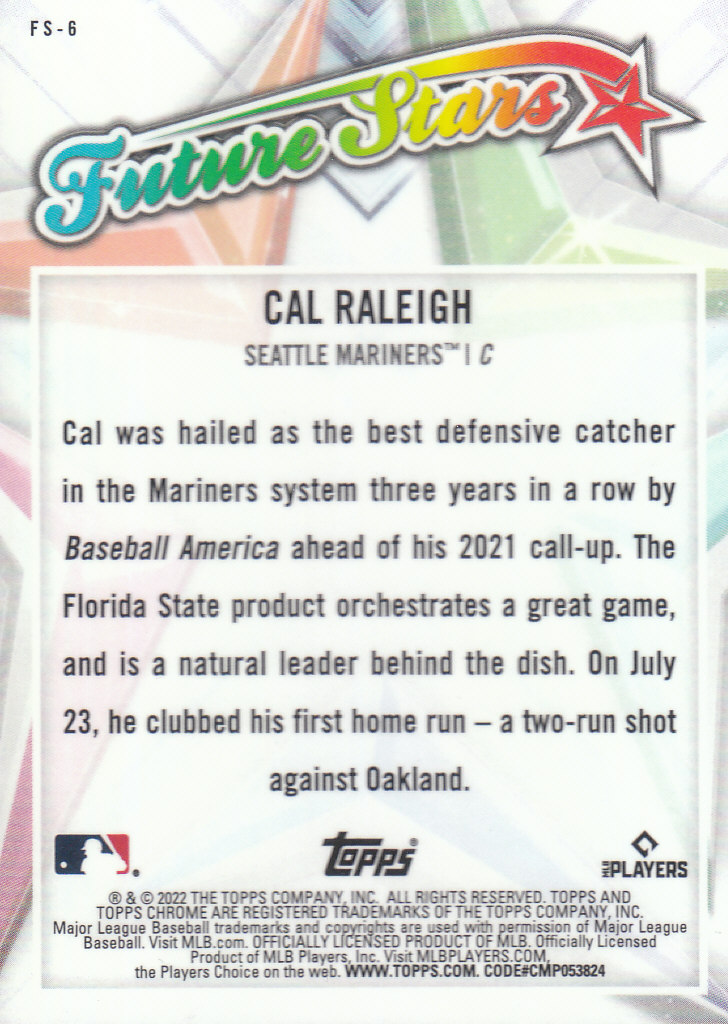 2022 Topps Chrome Logofractor Baseball "Future Stars" Insert and Parallel Cards - Picture 7 of 19