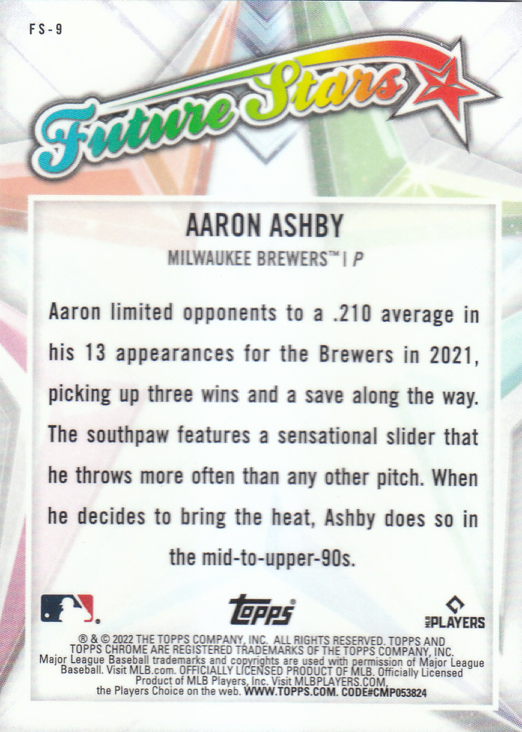 2022 Topps Chrome Logofractor Baseball "Future Stars" Insert and Parallel Cards - Picture 11 of 19