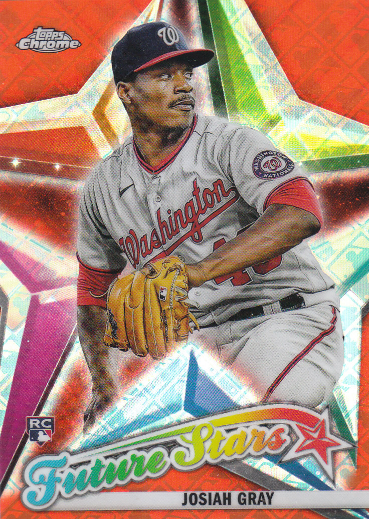 2022 Topps Chrome Logofractor Baseball "Future Stars" Insert and Parallel Cards - Picture 18 of 19