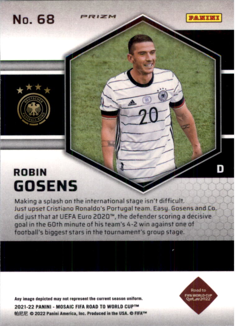 2021-22 Panini Mosaic Road to the FIFA World Cup Qatar Mosaic Soccer Card Pick - Picture 89 of 263