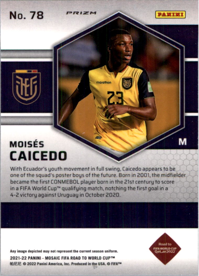 2021-22 Panini Mosaic Road to the FIFA World Cup Qatar Mosaic Soccer Card Pick - Picture 107 of 263