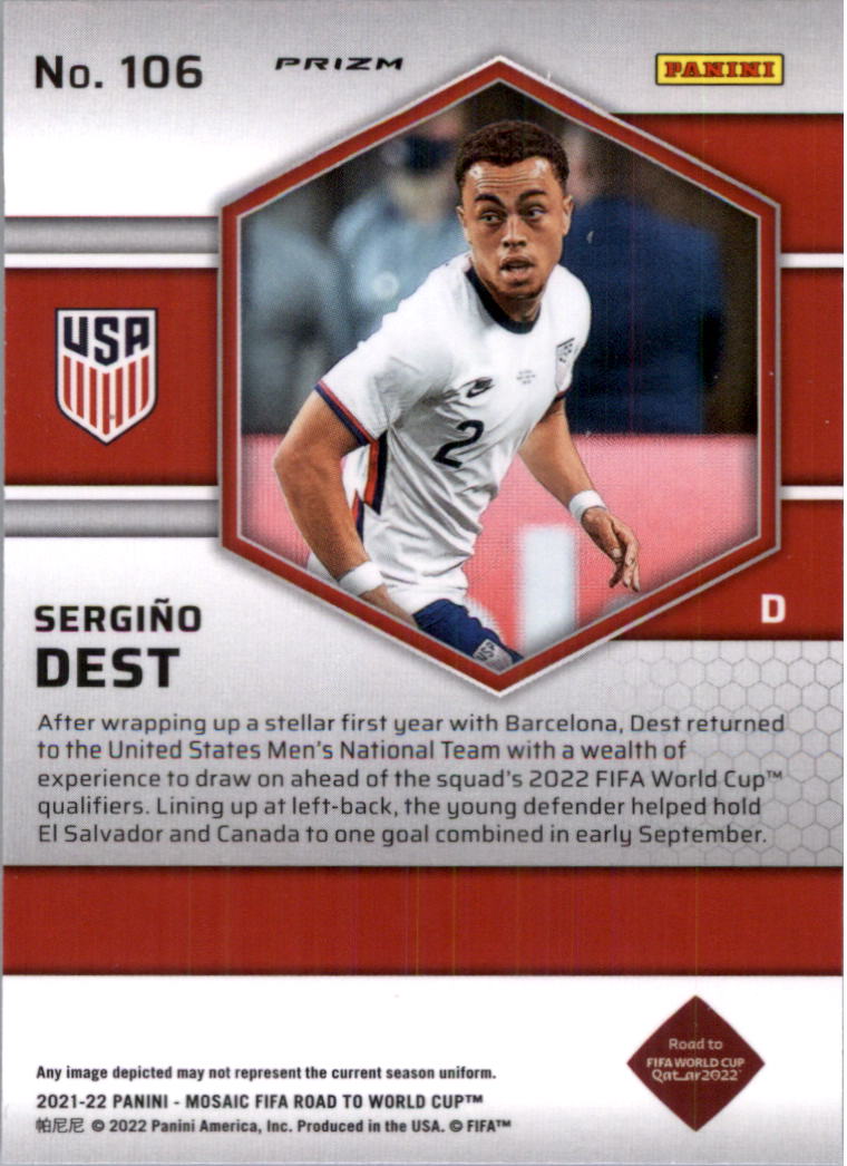 2021-22 Panini Mosaic Road to the FIFA World Cup Qatar Mosaic Soccer Card Pick - Picture 143 of 263