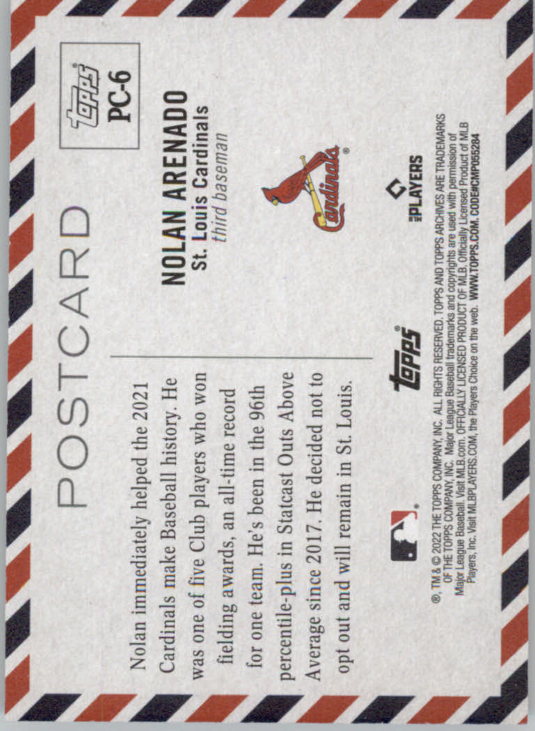 2022 Topps Archives Baseball "Postcards" Insert Cards - Picture 9 of 11