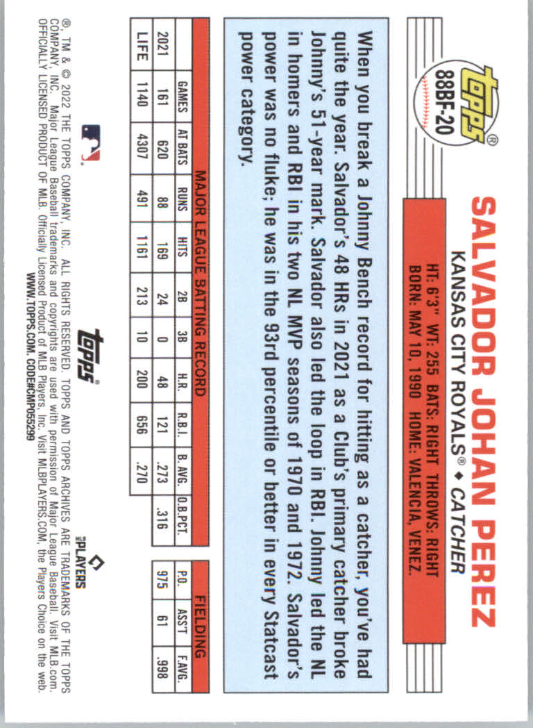 2022 Topps Archives Baseball "'88 Topps Big Foil" Insert Cards - Picture 17 of 45