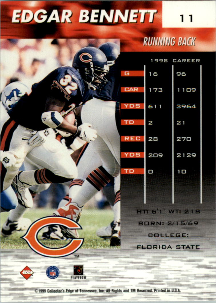 1999 Collector's Edge Fury Football Card Pick - Picture 21 of 364