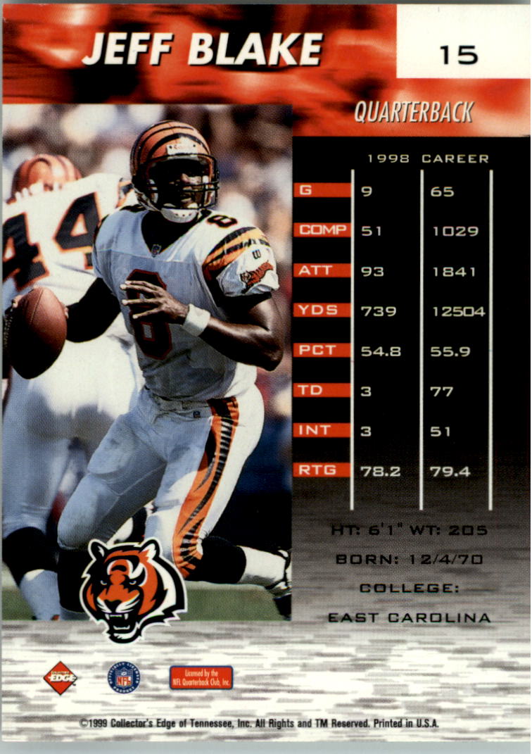 1999 Collector's Edge Fury Football Card Pick - Picture 28 of 364