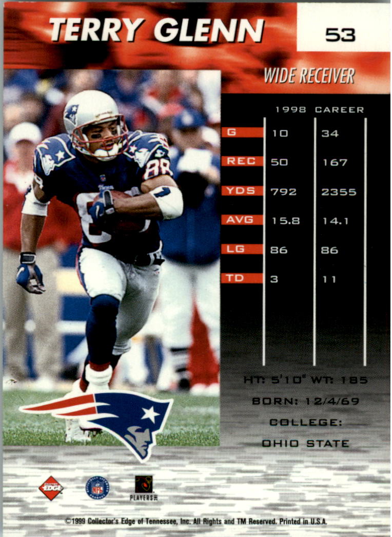 1999 Collector's Edge Fury Football Card Pick - Picture 100 of 364