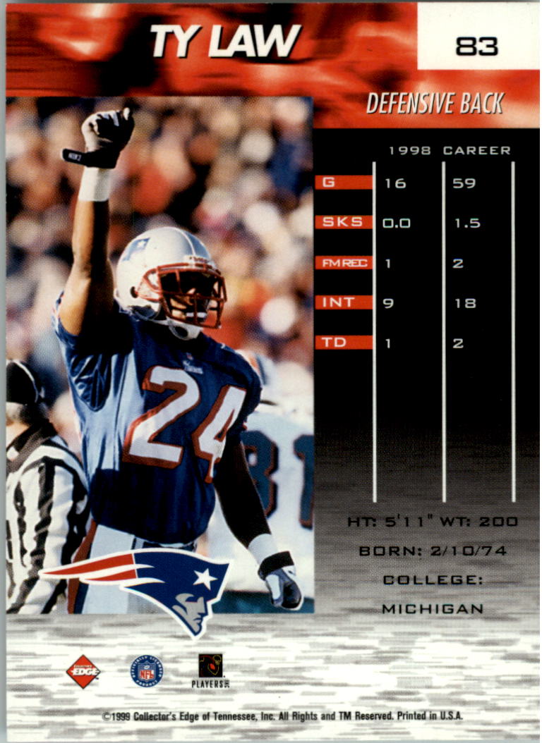 1999 Collector's Edge Fury Football Card Pick - Picture 154 of 364