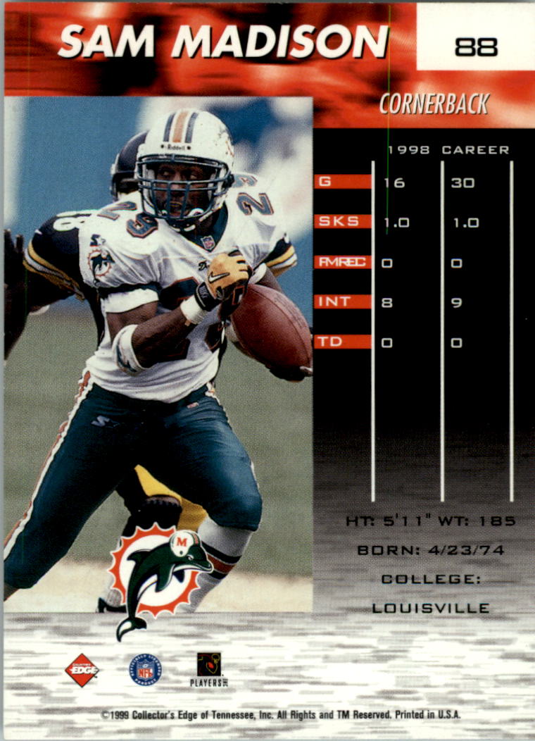 1999 Collector's Edge Fury Football Card Pick - Picture 164 of 364