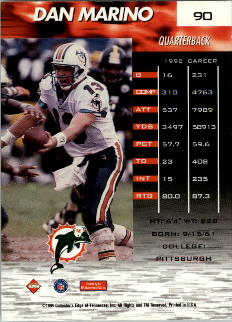 1999 Collector's Edge Fury Football Card Pick - Picture 168 of 364