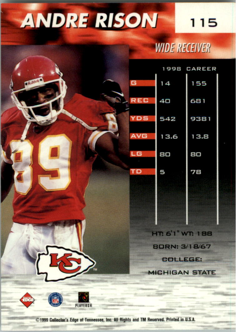1999 Collector's Edge Fury Football Card Pick - Picture 216 of 364