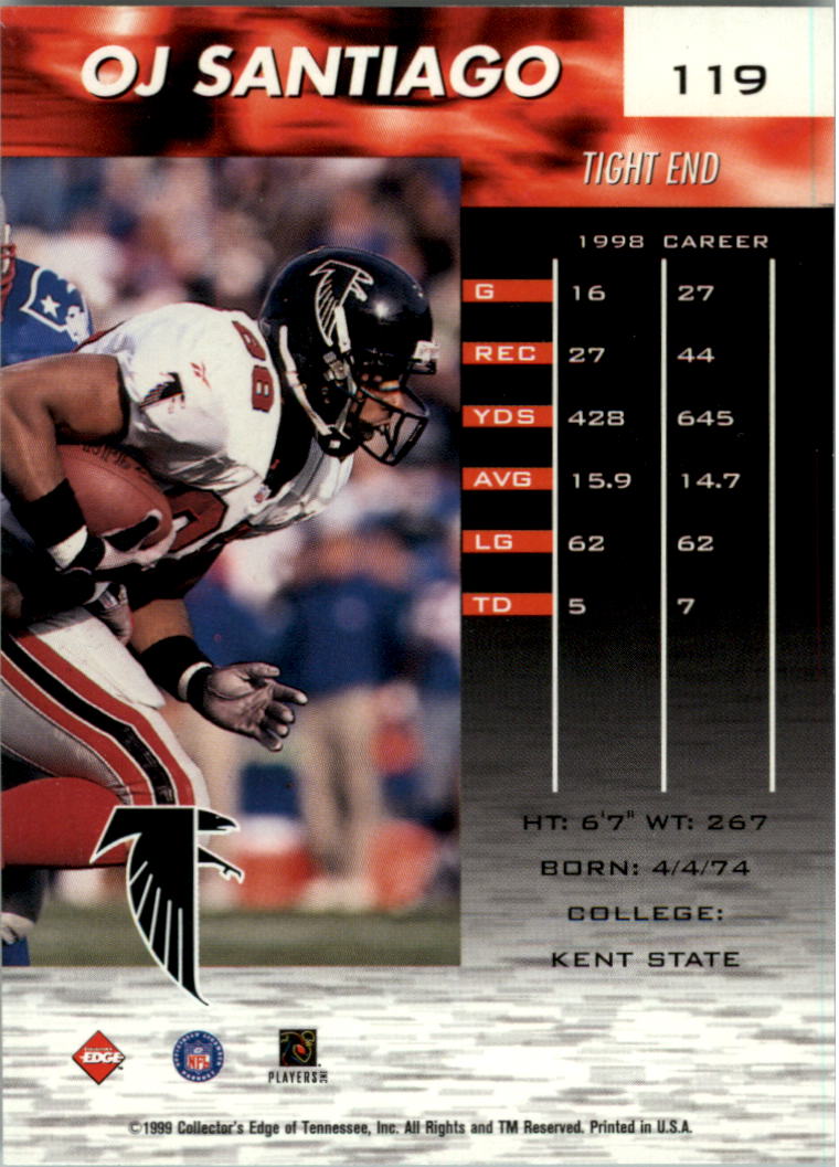 1999 Collector's Edge Fury Football Card Pick - Picture 222 of 364