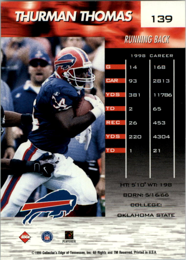 1999 Collector's Edge Fury Football Card Pick - Picture 258 of 364
