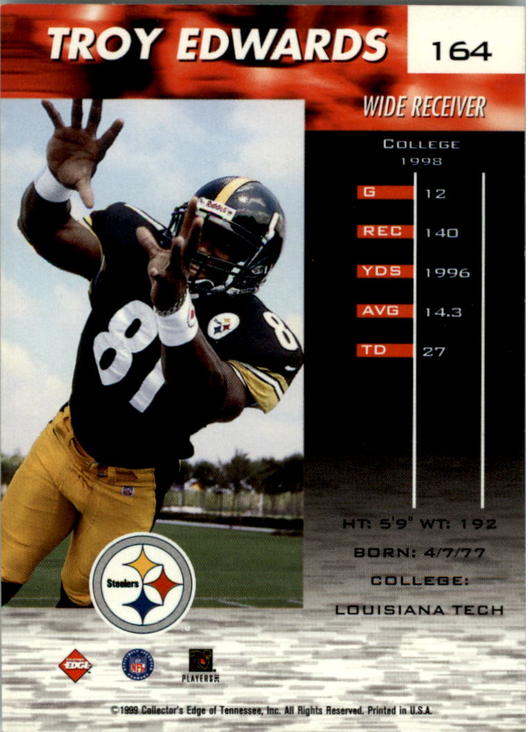 1999 Collector's Edge Fury Football Card Pick - Picture 304 of 364