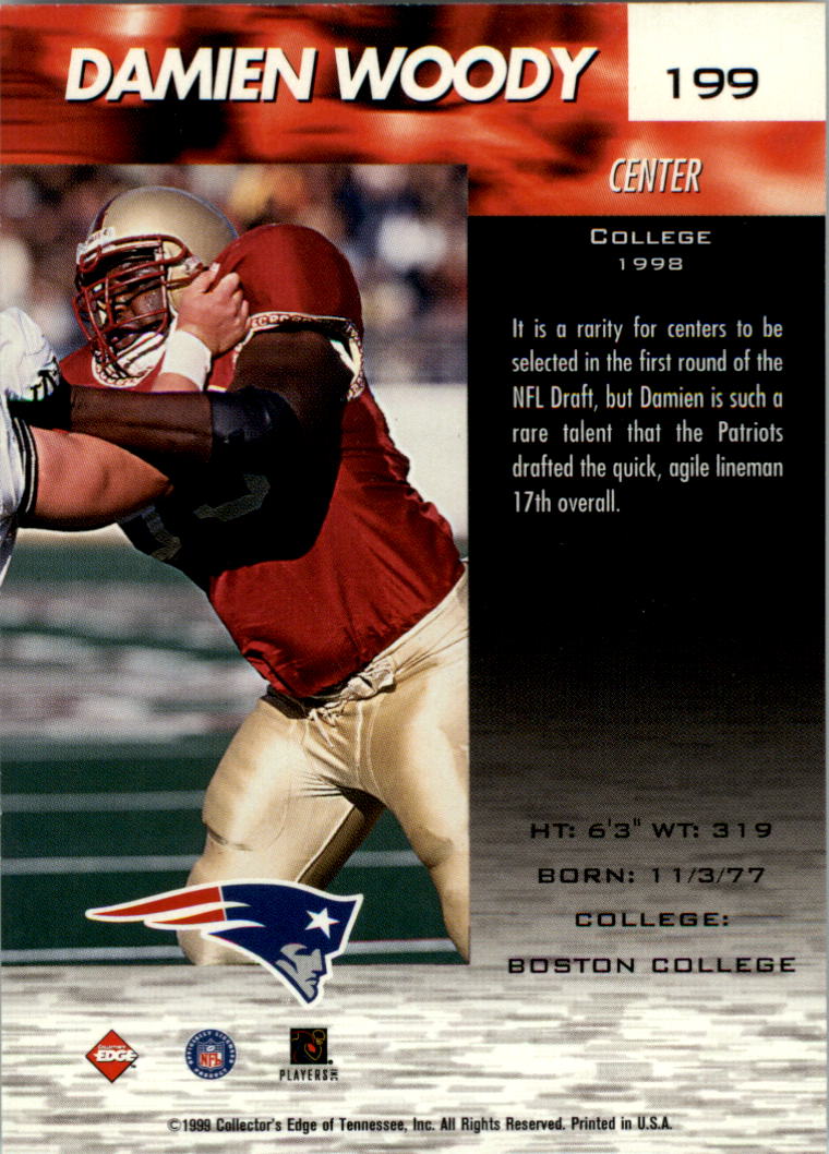 1999 Collector's Edge Fury Football Card Pick - Picture 362 of 364