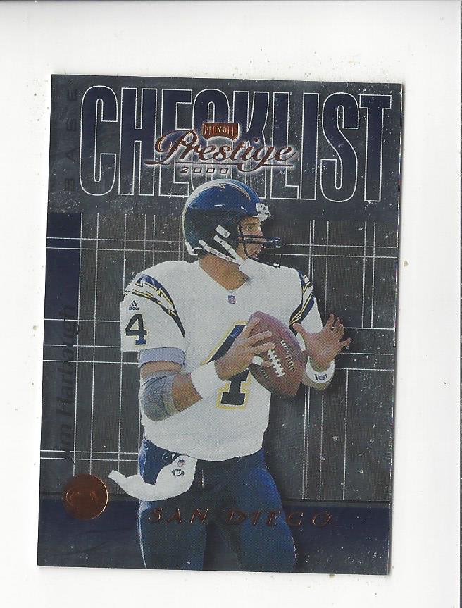 2000 Prestige Football Team Checklist Inserts - You Choose | eBay