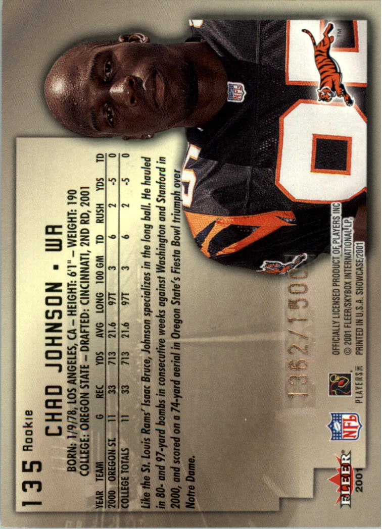 2001 Fleer Showcase Football Card Pick - Picture 211 of 225