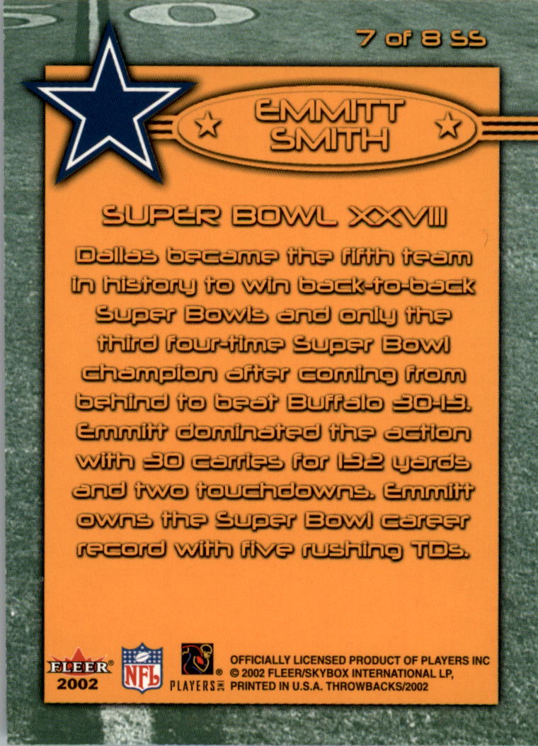 2002 Fleer Throwbacks Football Super Stars YOU PICK - Picture 13 of 15
