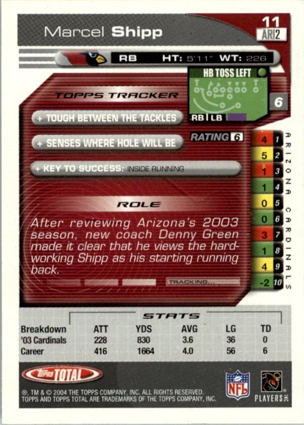 2004 Topps Total prima edizione carta calcio a scelta - Foto 15 di 495