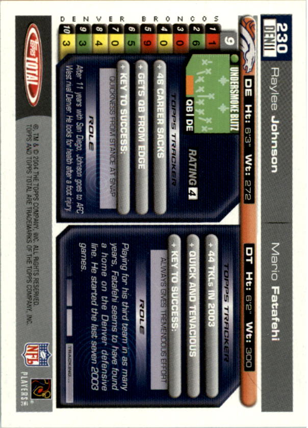 2004 Topps Total prima edizione carta calcio a scelta - Foto 251 di 495