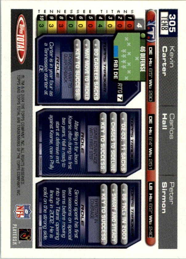 2004 Topps Total prima edizione carta calcio a scelta - Foto 277 di 495