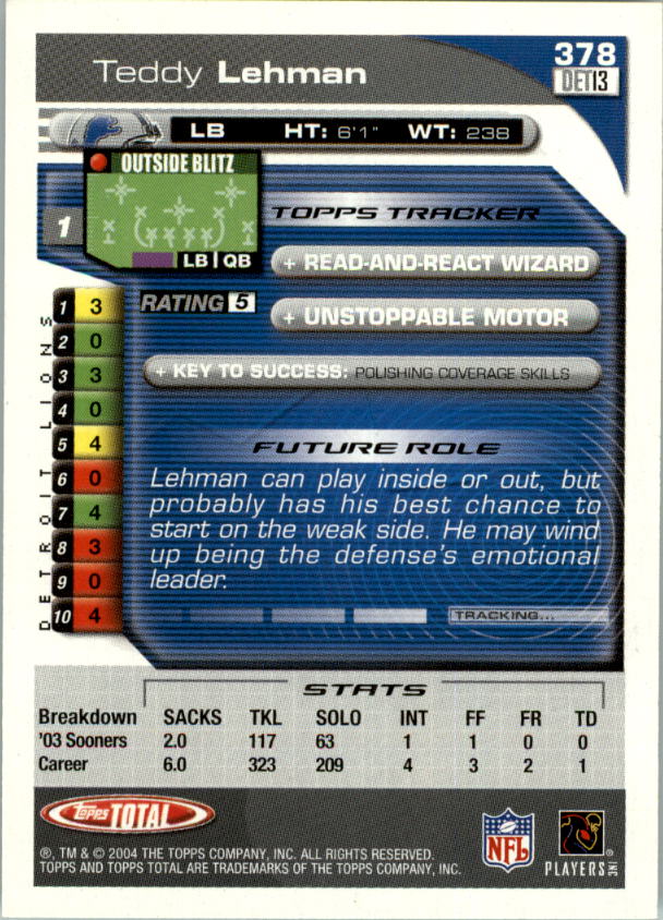 2004 Topps Total prima edizione carta calcio a scelta - Foto 379 di 495