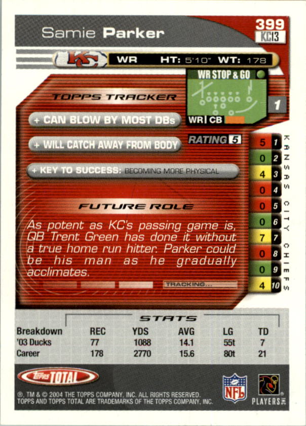 2004 Topps Total prima edizione carta calcio a scelta - Foto 419 di 495
