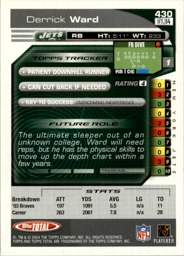 2004 Topps Total prima edizione carta calcio a scelta - Foto 475 di 495