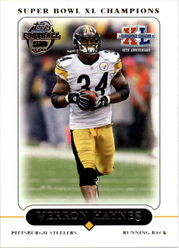 2006 Commemorative Super Bowl XL Card with Gold Ticket: Steelers