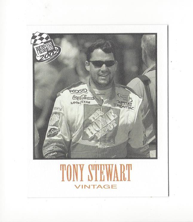 Tony Stewart Insert Parallel Promo and Short Print Cards - You Choose - Picture 32 of 42