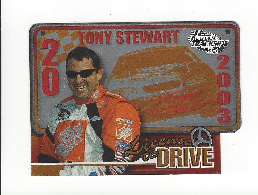Tony Stewart Insert Parallel Promo and Short Print Cards - You Choose - Picture 41 of 42