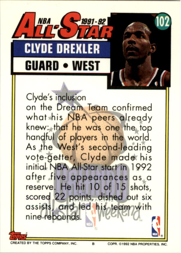 1992-93 Topps Basketball Card Pick 2-250