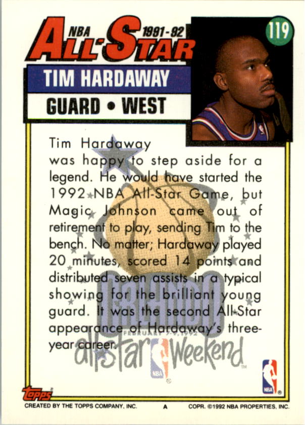 1992-93 Topps Basketball Card Pick 2-250