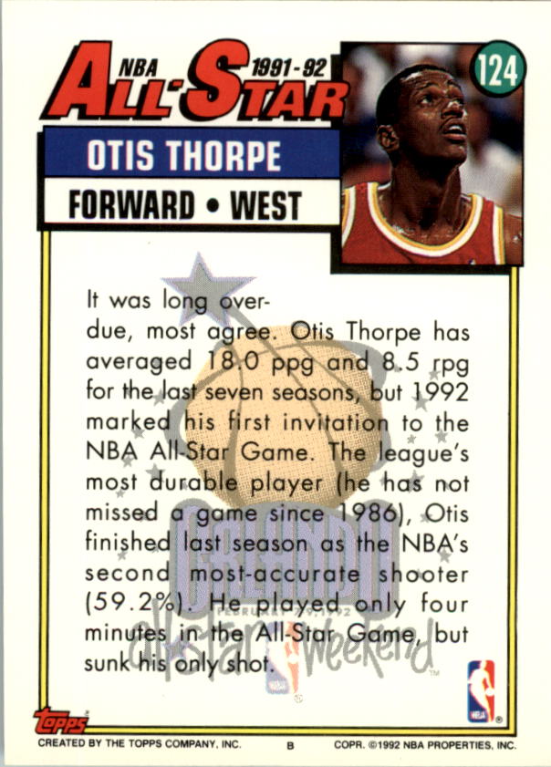 1992-93 Topps Basketball Card Pick 2-250