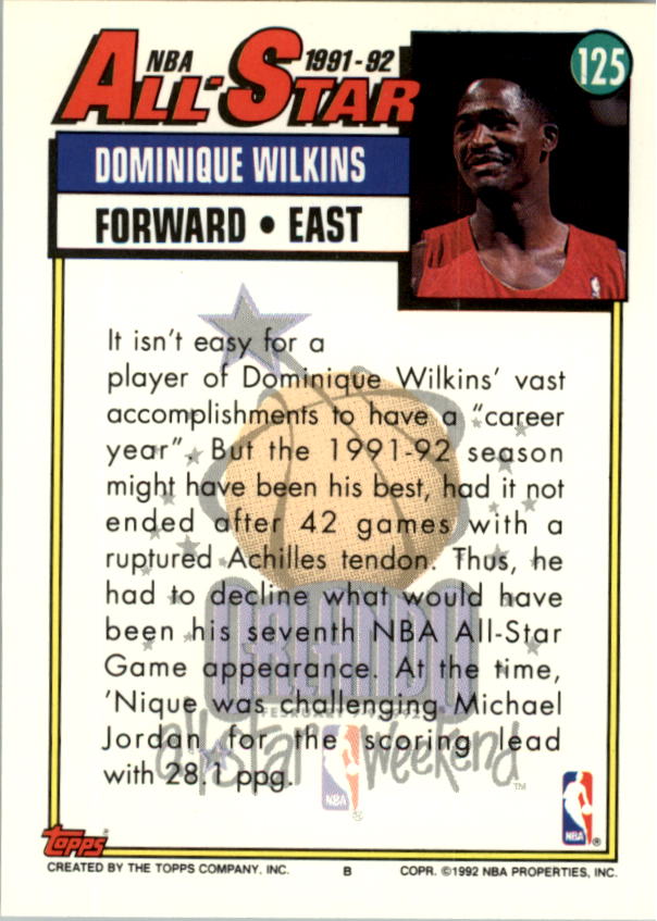 1992-93 Topps Basketball Card Pick 2-250