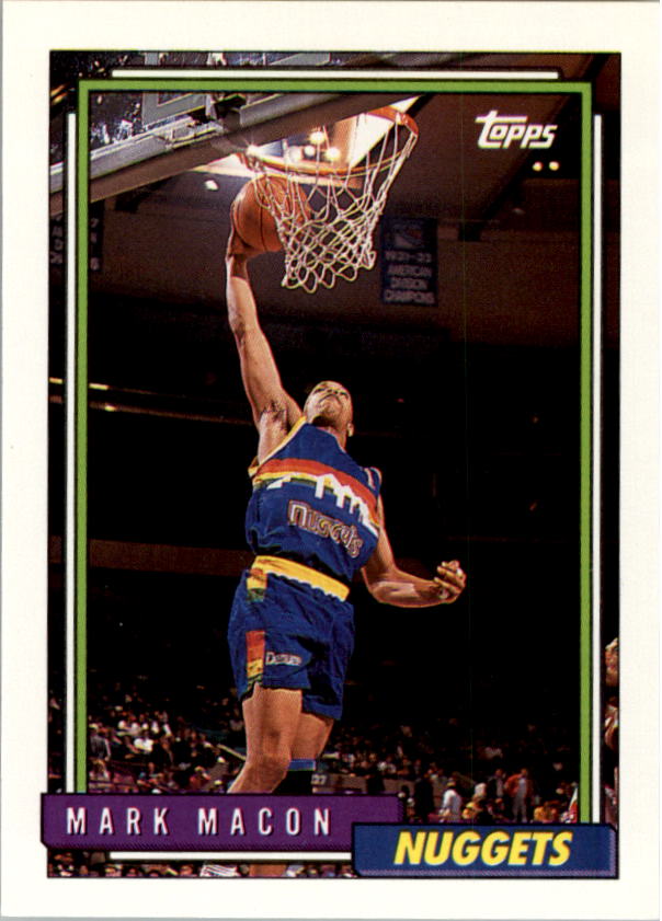 1992-93 Topps Basketball Card Pick 2-250