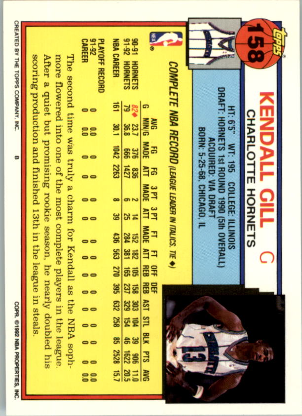 1992-93 Topps Basketball Card Pick 2-250