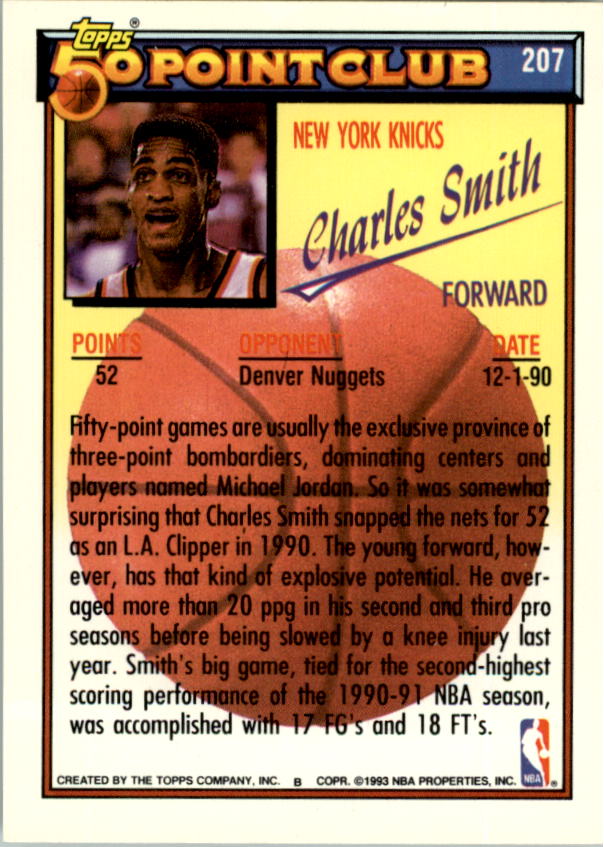 1992-93 Topps Basketball Card Pick 2-250