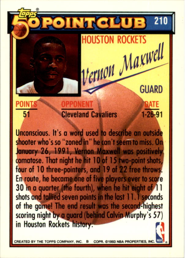 1992-93 Topps Basketball Card Pick 2-250